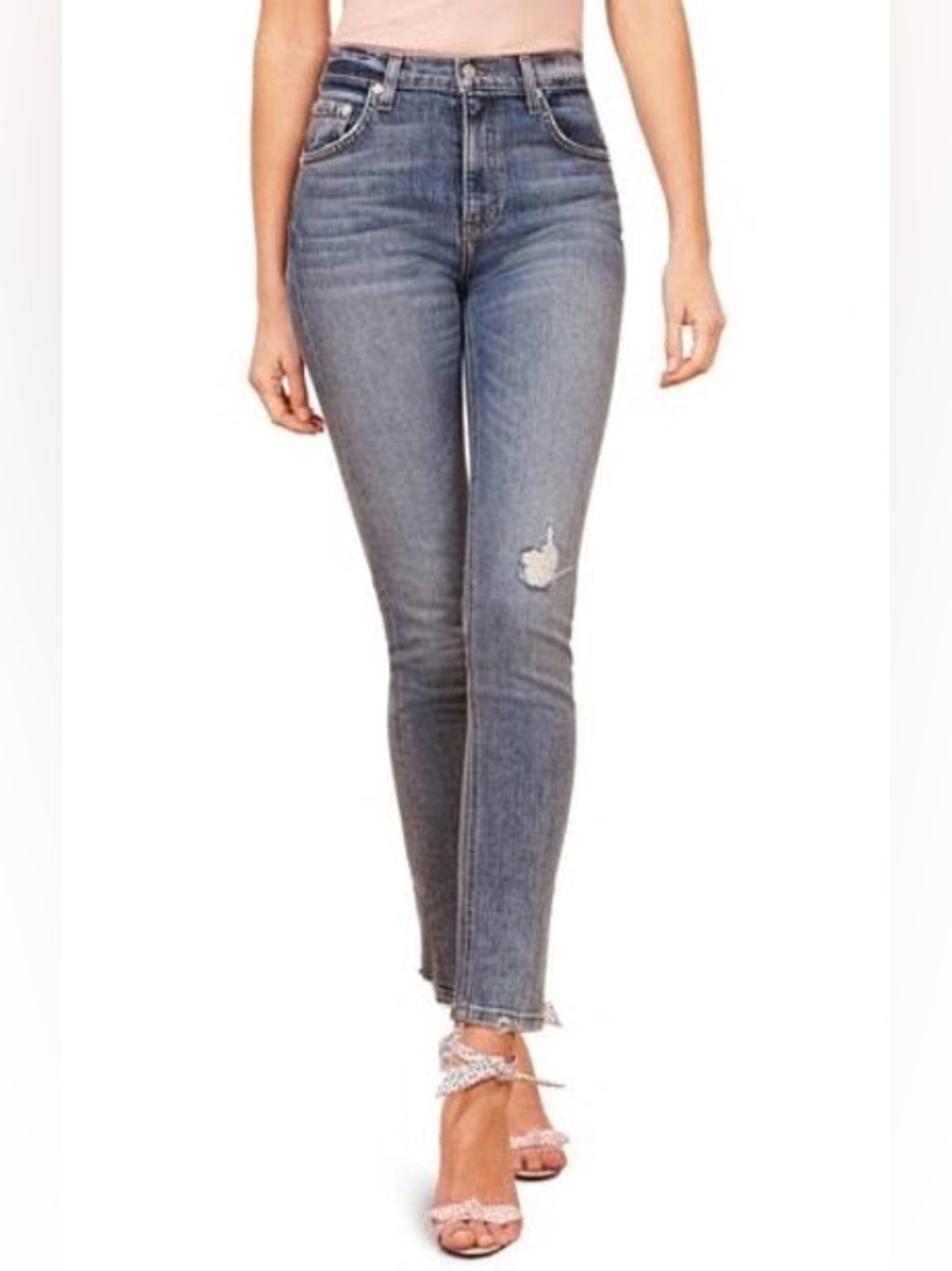 Reformation Hepburn High Rise Jean | Rainier | 28